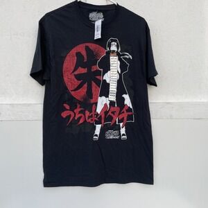 Naruto Shirt M Vintage Y2k Anime Itachi Uchiha Cartoon Manga Shonen Jump Tee